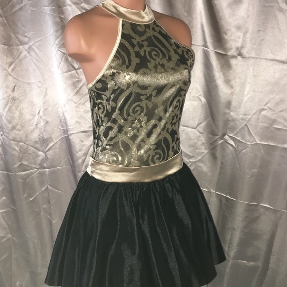 handmade Dresses & Skirts - Ballet Gold Baroque Leotard Tutu princess Dress
